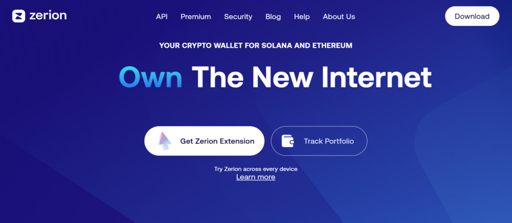 What is Zerion and how does it work?