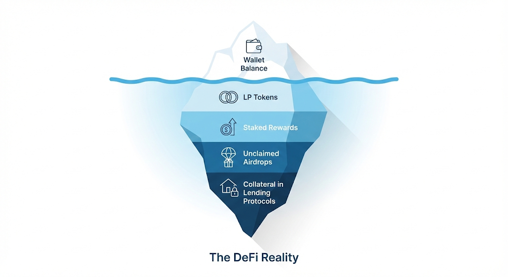 Visibility blindness is one of the most common mistakes in tracking your DeFi investment 