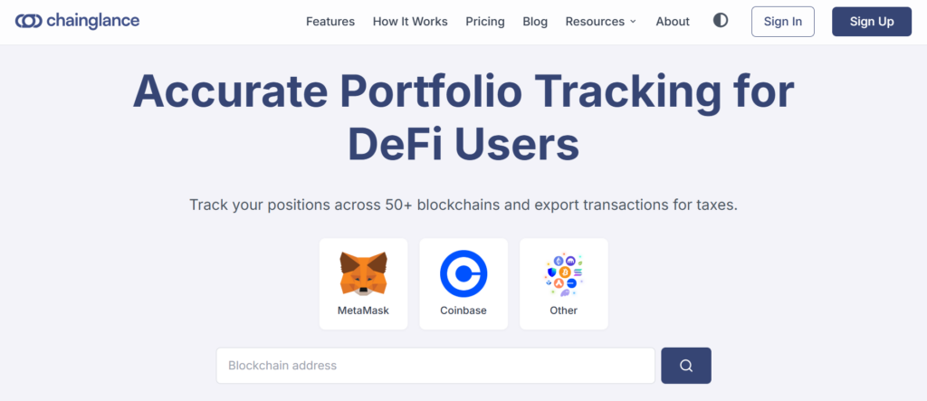 Use ChainGlance to track Trust Wallet Performance